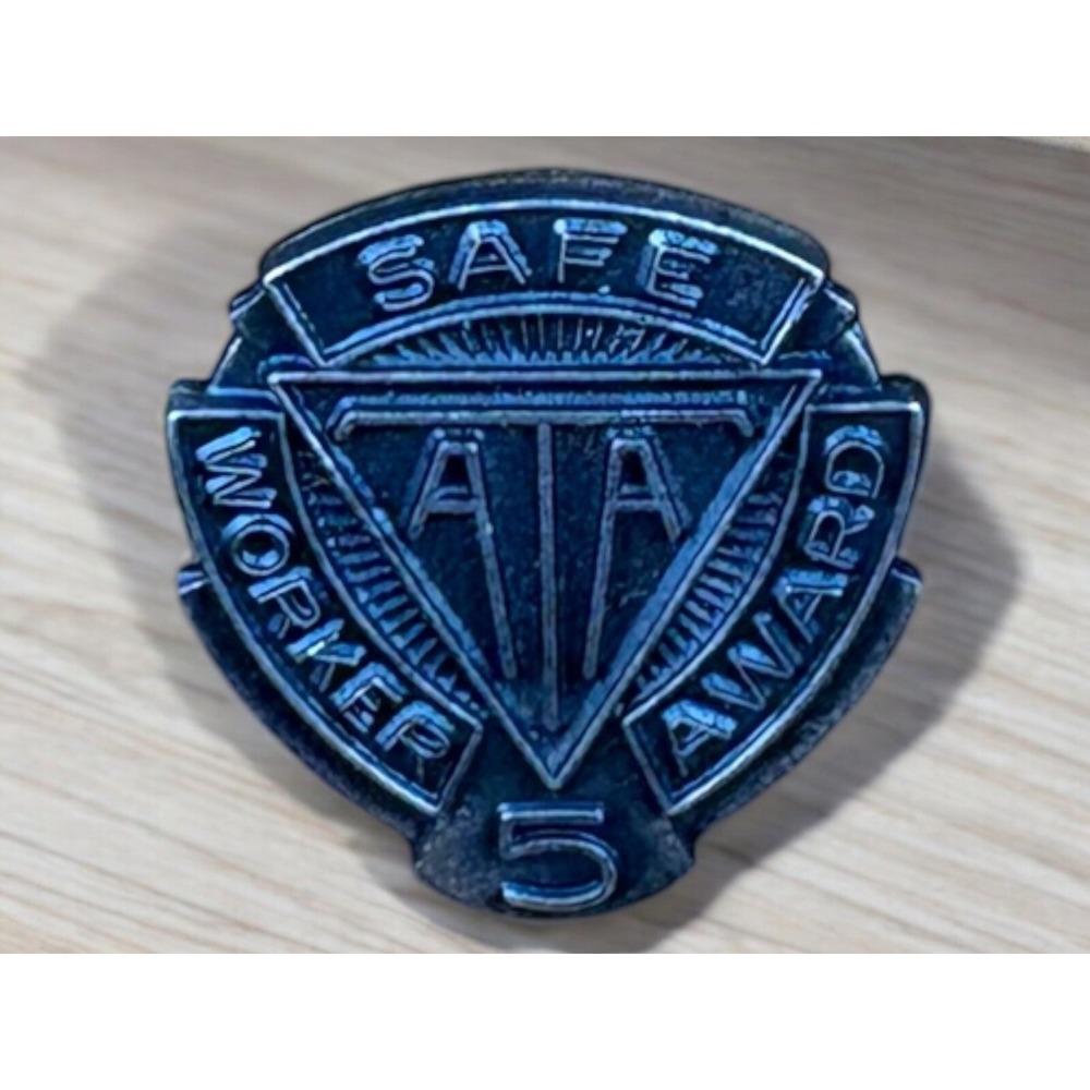 ATA American Trucking Association 5 Years Safe Driving No Accident Award Pin